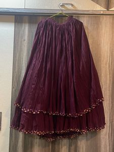 Mirror work lehenga choli