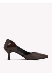 JM LOOKS Chic Brown Heels NEW WITH TAG