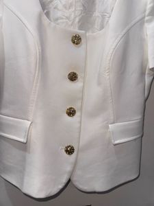 Elegant White Blazer type top