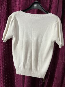 White Formal and Casual Top
