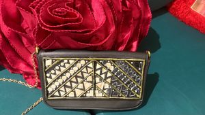 Mirror work sling bag