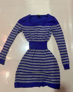 Striped Long Sleeve Dress