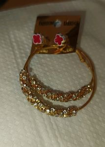 Earrings Golden Colour