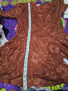 Casual Brown Long Sleeve Top