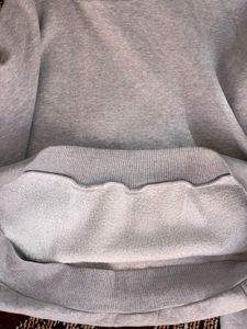 Oversized/ Boxy fit Grey Hooded Sweatshirt heavy q