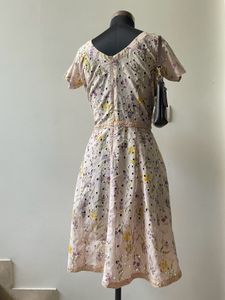 Floral Embroidered Fit &amp; Flare Dress