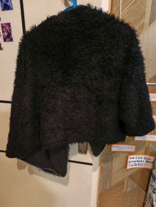 Black Faux Fur Jacket