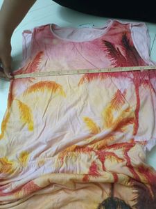 Girls dress beach print around 4-8 yrs