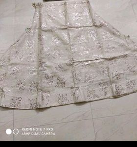 New Foil Printed Jute Skirt