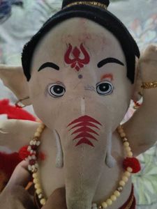 Cute Teddy Bear &amp; Ganesha Soft Toy Set