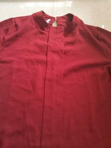 Elegant Maroon Blouse