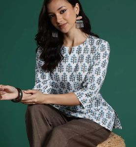 Block Print Cotton Kurti