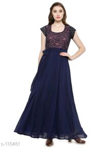 Floor Length Plus Size Gown.