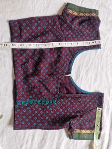 Brand New Purple Bandhani Saree + Stitched Designe