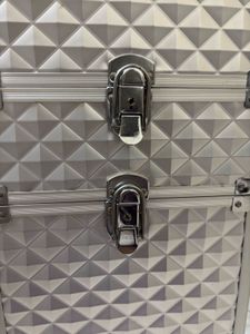 Silver Makeup Vanity