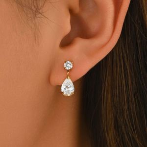 Elegant Pear Drop Earrings Anti-tarnish