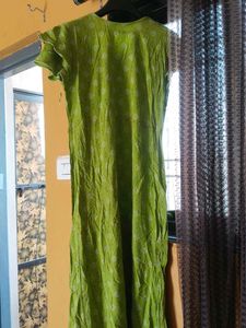 Light Green Printed Kurta