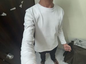 Classic White Crew Neck T-Shirt