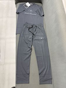 Salvatore Ferragamo Black T-Shirt &amp; Joggers Set