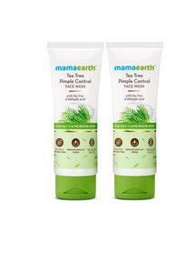 Mamaearth Tea Tree Pimple Control Face Wash Pack 2