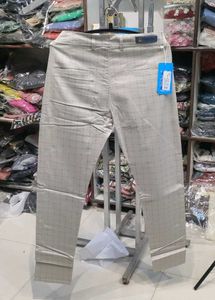 Men's Checked Casual Pants