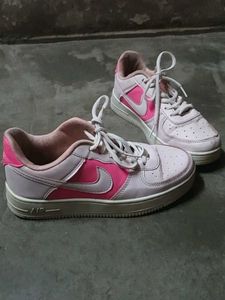 Nike Air Force 1 Pink Sneakers UK5 Original