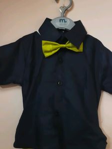 Partywear Boys Shirt Short Set