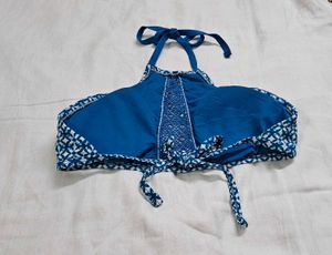 Mossimo Geometric Print Halter Bikini Top