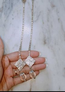 brand new Earrings with Rhinestones