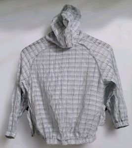 Plaid Hooded Jacket