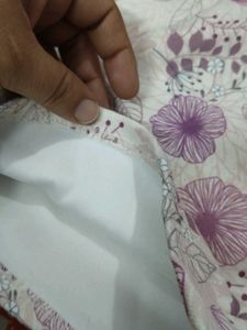 Floral Print Dress with Belt