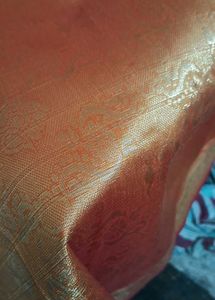 Mango Color Silk Saree