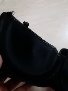 Pinstripe Black Bra