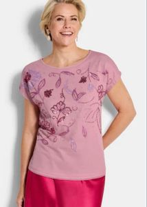 Sparkling Floral Embellished Top(Brand new )