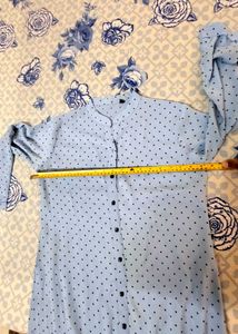 Blue Polka Dot Dress Never Used