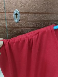 Red Shift Dress