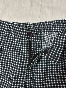 Price Drop ‼️Korean Style Checkered Formal Pant Wi