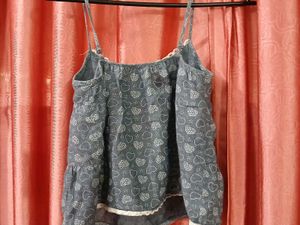 Cute Heart Print Cami Top