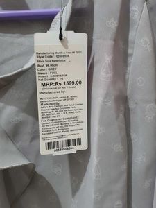 Forever 21 Top Grey