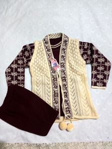 Woolen Dress Set