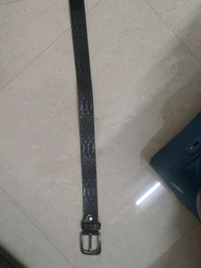 Crocodile Design Faux Leather Belt