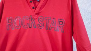 unisex tshirt in red colour