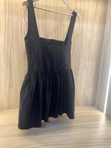 NEW. ZARA Chic Black Mini Dress