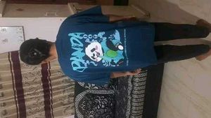 Cute Panda Graphic T-Shirt