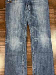 Embellished Blue Denim Jeans