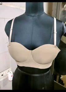 Strapless Beige Bra