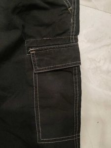 Men's Black Cargo Shorts