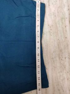 Elegant Teal Kurta with Golden Embellishments (two