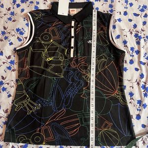 JDX Multisports Shirt Black With Funky Design