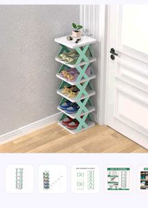 Compact 6-Tier Shoe Rack like new